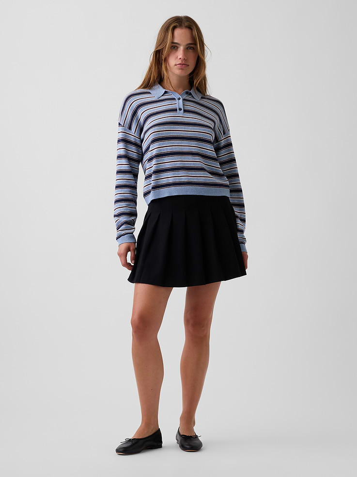 Image number 1 showing, Pleated Mini Skort