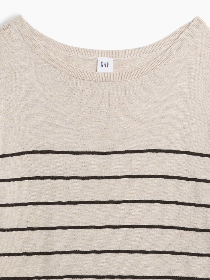 Image number 4 showing, Relaxed Jersey Boatneck Sweater