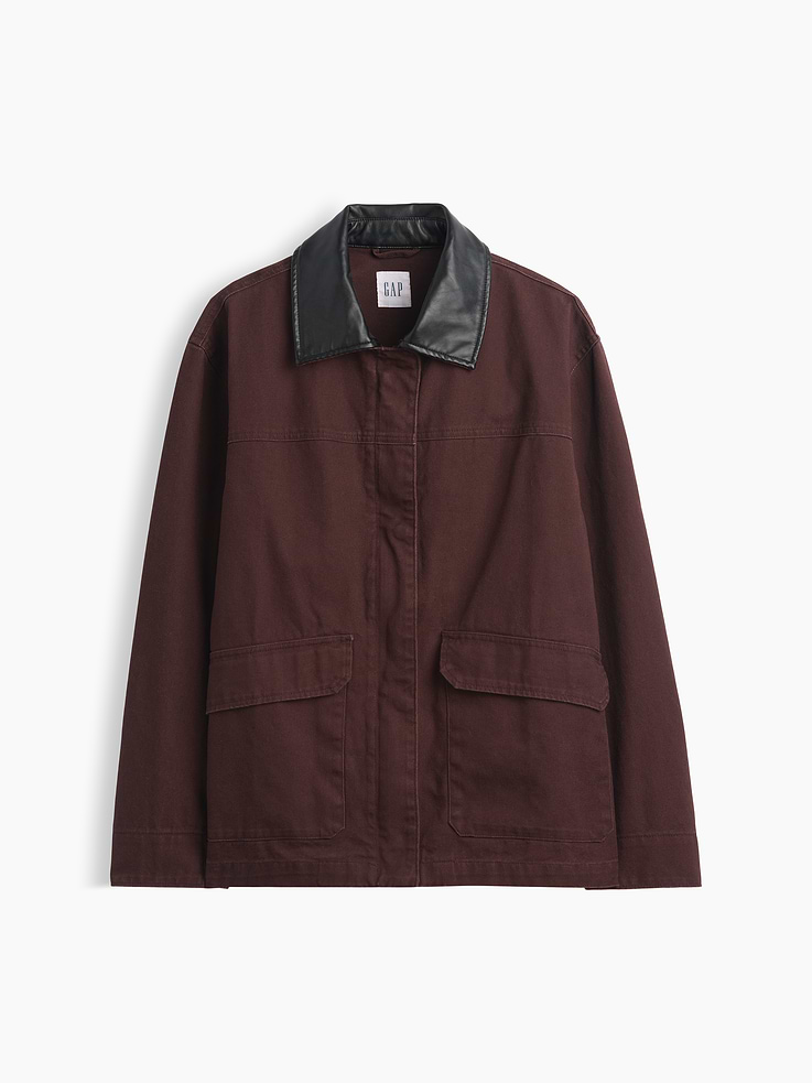 Image number 5 showing, Relaxed Canvas Barn Jacket