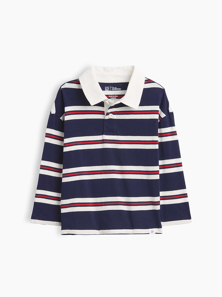 Image number 1 showing, babyGap × Disney Mickey Mouse Rugby Polo Shirt