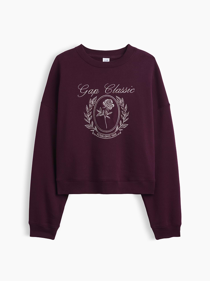 Image number 5 showing, Relaxed Wedge Crewneck Sweatshirt