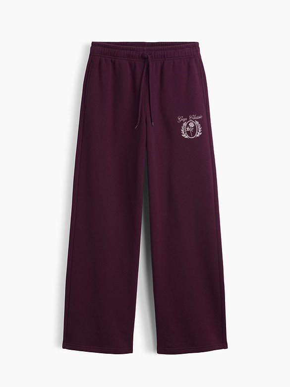 Relaxed Gap Graphic Straight-Leg Sweatpants