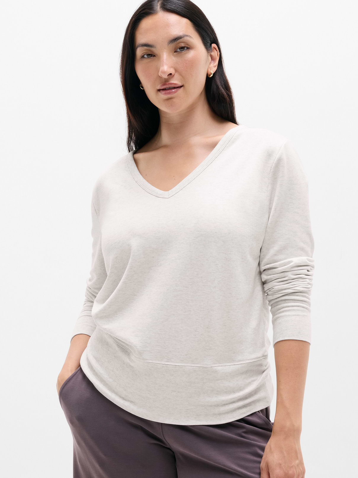 Image number 1 showing, Coaster Luxe V-Neck Sweatshirt