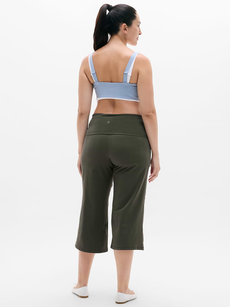 Image number 6 showing, Eternity Rib Crop Wide Leg