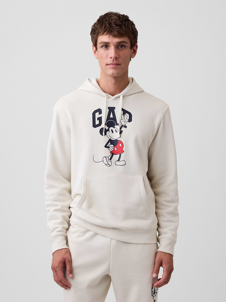 Image number 1 showing, Gap × Disney Mickey Mouse Relaxed Logo Hoodie