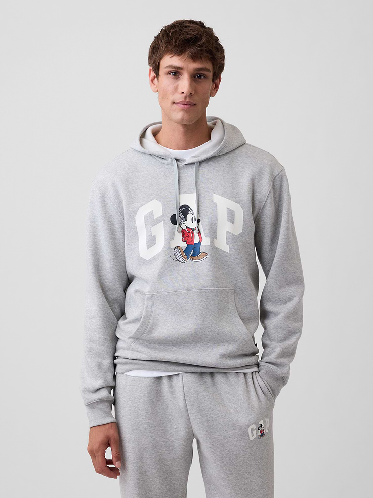 Image number 1 showing, Gap × Disney Mickey Mouse Relaxed Logo Hoodie