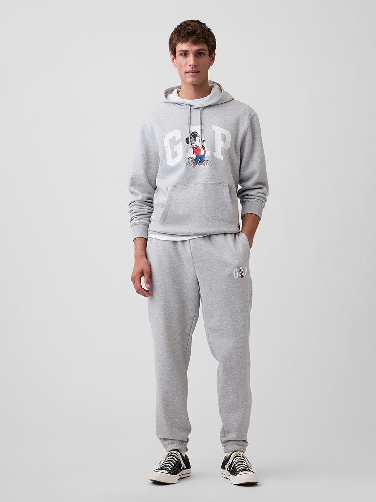 Image number 1 showing, Gap × Disney Mickey Mouse Relaxed Logo Joggers