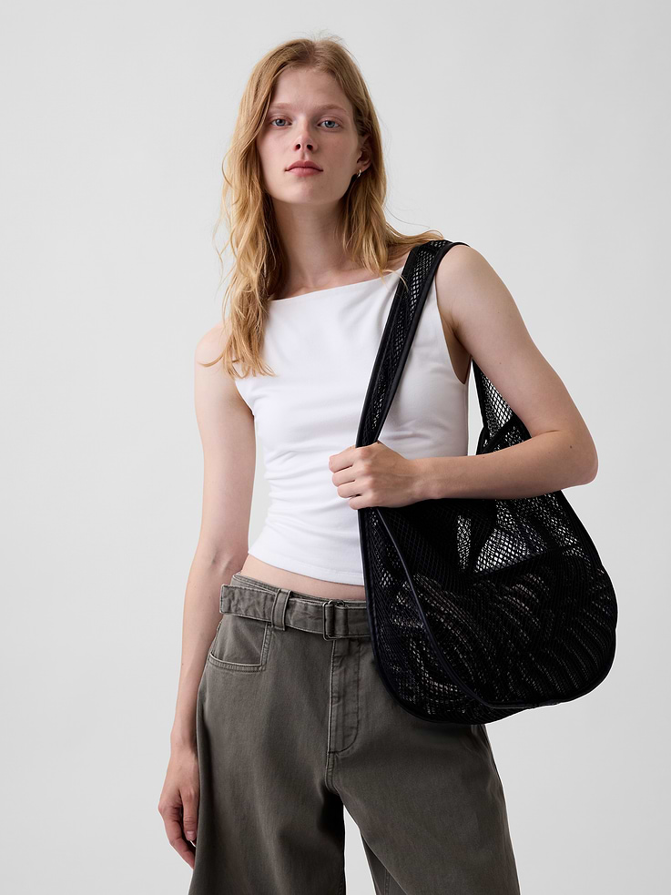 Image number 2 showing, Mesh Hobo Bag