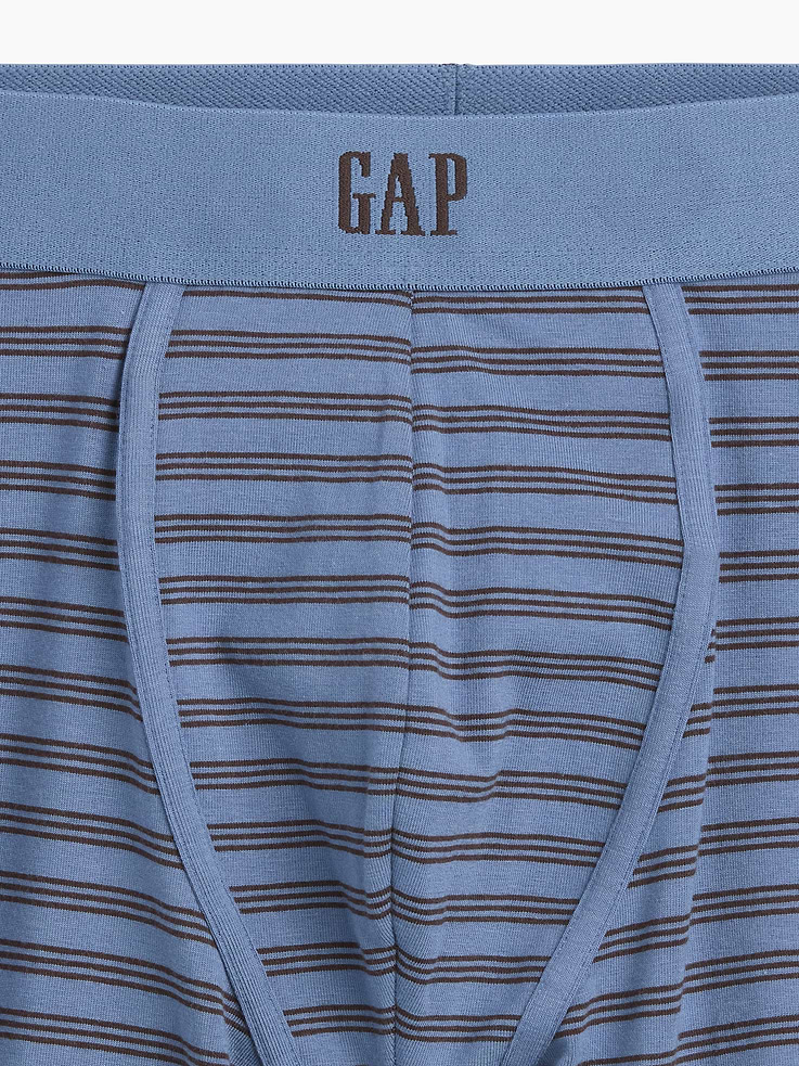 Image number 2 showing, 5" Organic Stretch Cotton Boxer Briefs