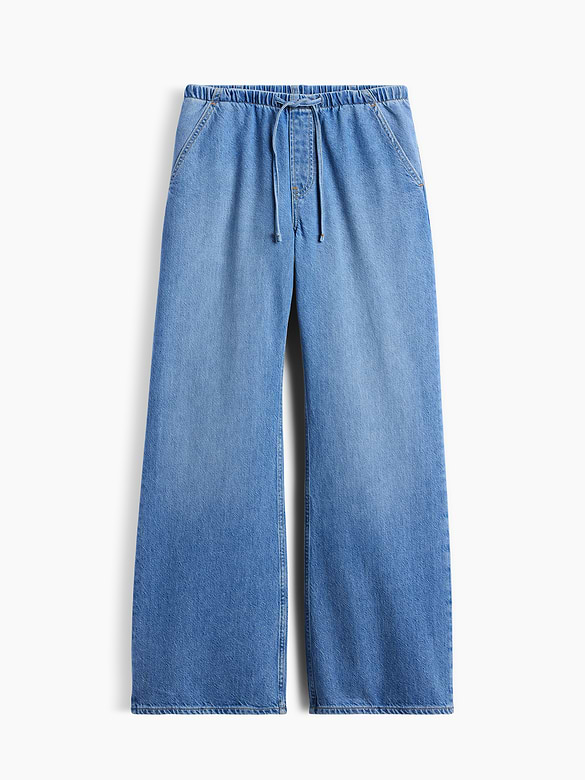 Low Rise UltraSoft Easy Baggy Flare Jeans