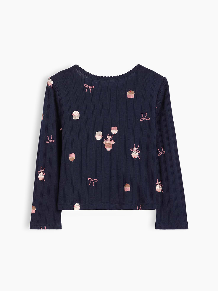 Image number 2 showing, Baby & Toddler Pointelle Rib T-Shirt