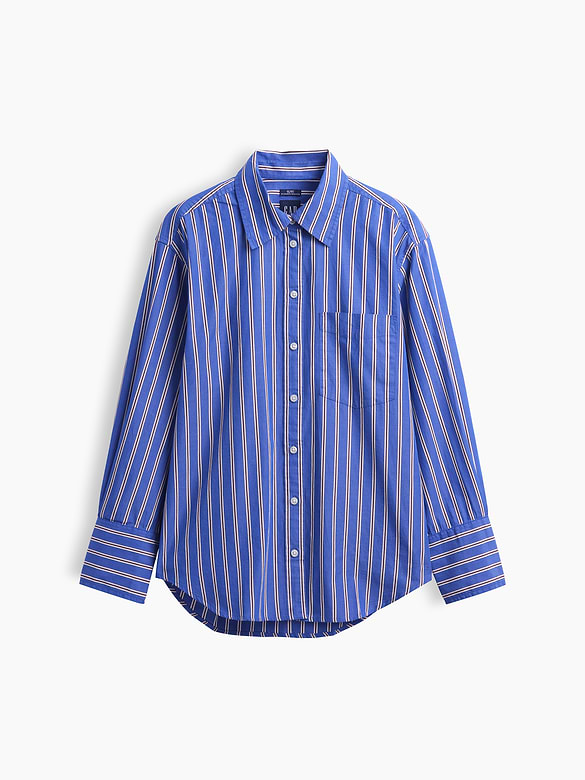 Organic Cotton Poplin Big Shirt