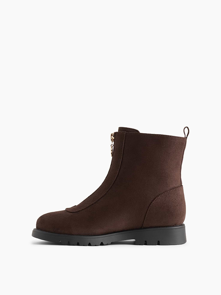 Image number 4 showing, Kids Vegan Suede Zip Boots