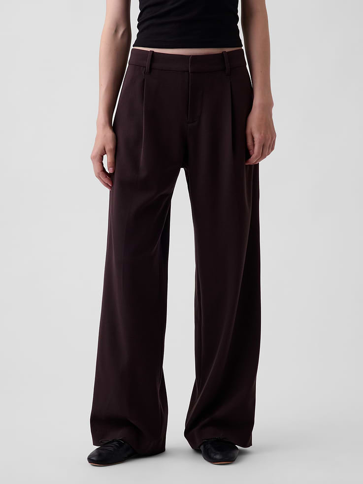 Image number 2 showing, 365 Low Rise Brushed Twill Pleated Trousers