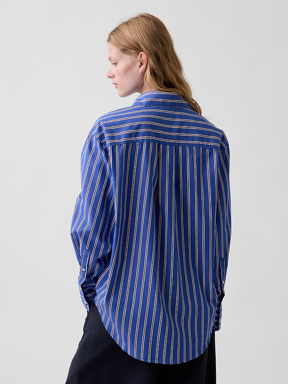 Organic Cotton Poplin Big Shirt