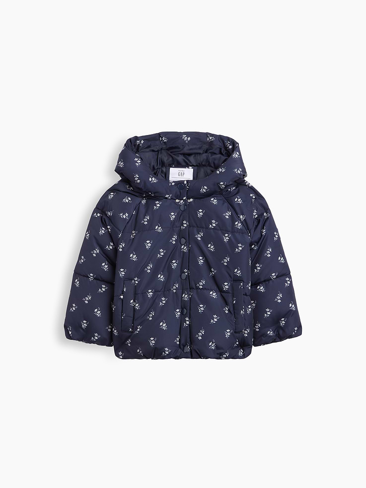 Image number 1 showing, Baby & Toddler Hooded Puffer Jacket