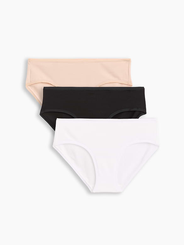 SoftMade Organic Stretch Cotton Hipster (3-Pack)