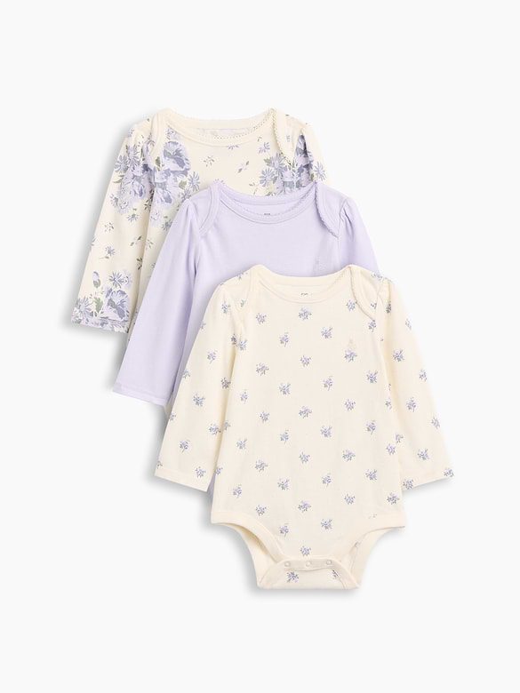 Baby First Favorites Organic Cotton Bodysuit (3-Pack)
