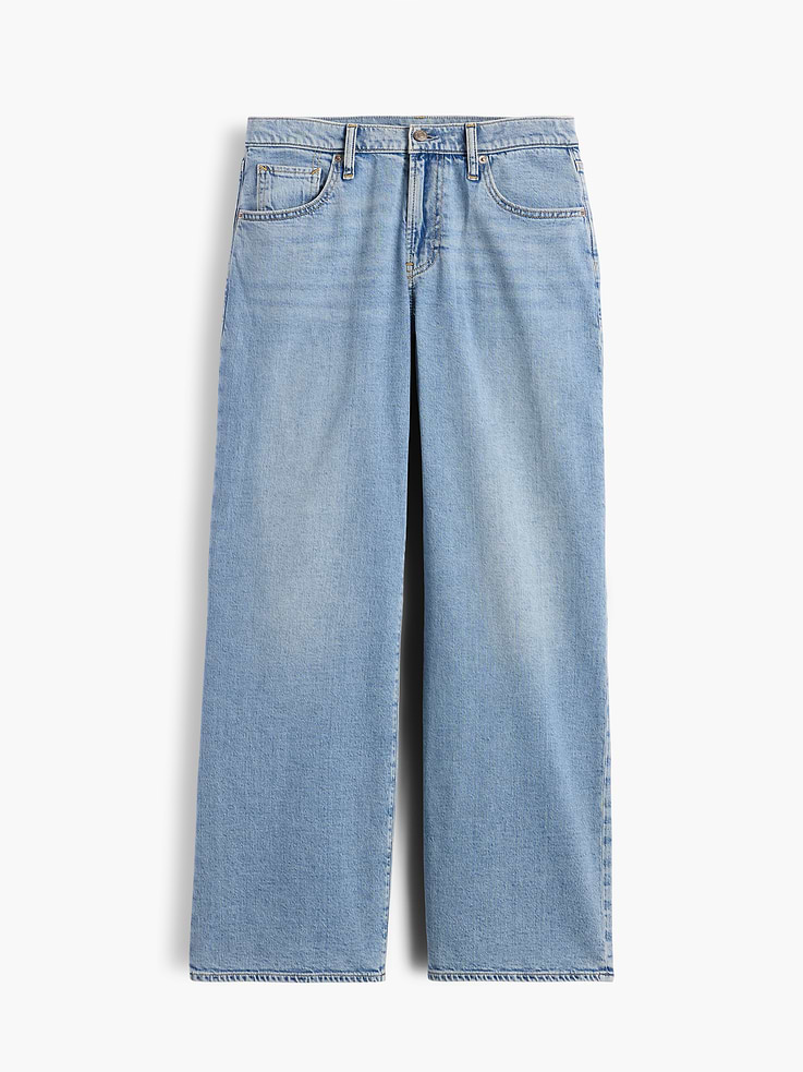 Image number 6 showing, Low Rise Baggy Flare Jeans