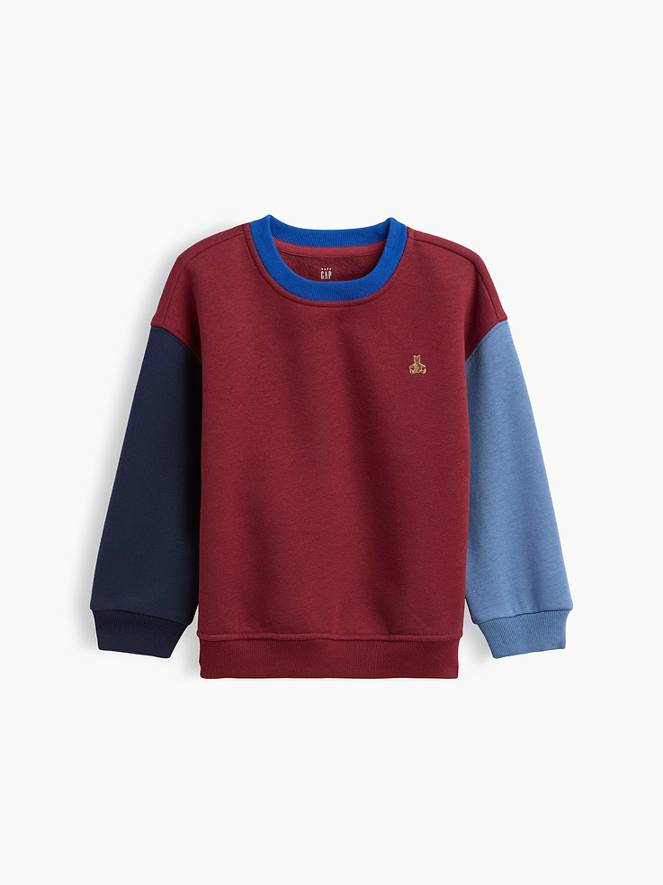 Image number 2 showing, Baby & Toddler VintageSoft Colorblock Sweatshirt