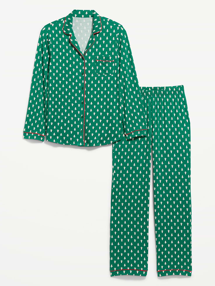 Image 3 of 8, Sunday Sleep Knit Jersey Pant Set