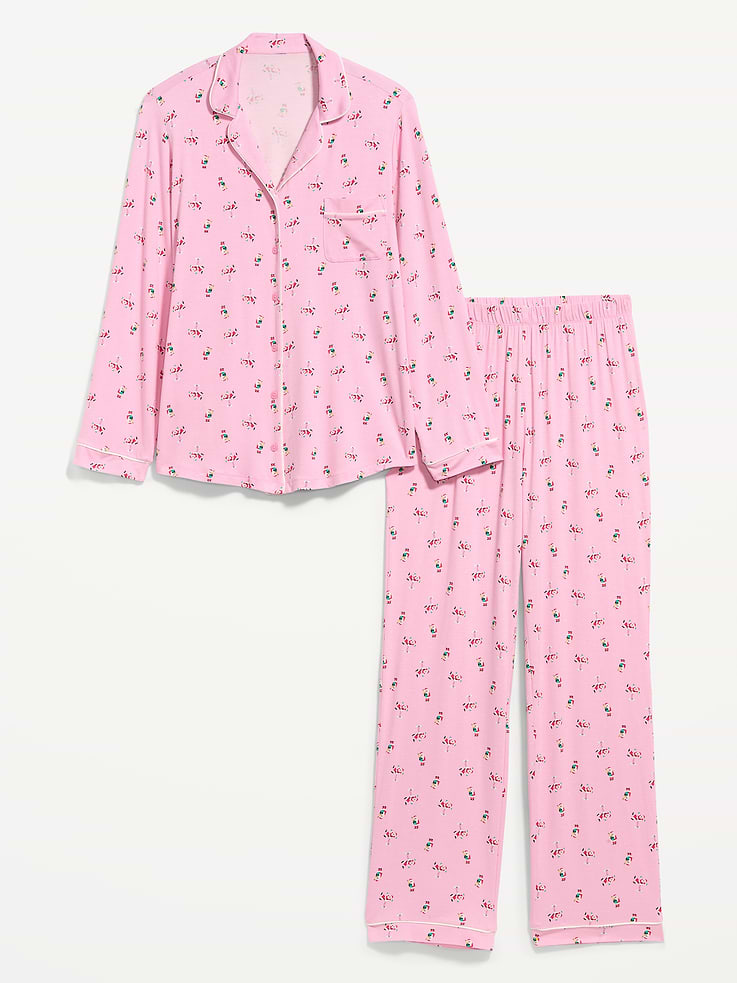 Image 3 of 8, Sunday Sleep Knit Jersey Pant Set