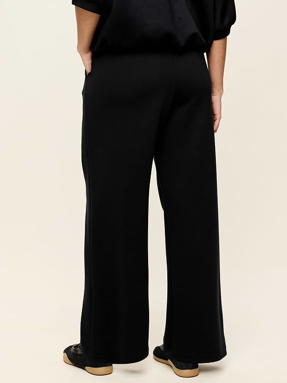 High-Waisted Bounce Fleece Wide-Leg Sweatpants