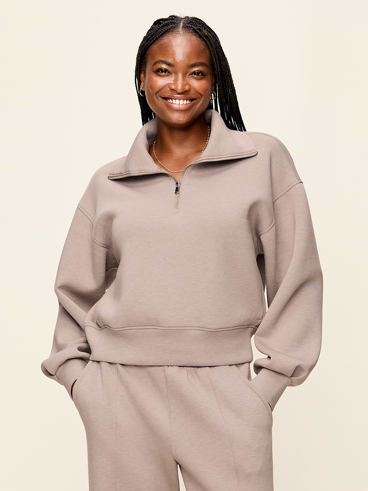 Image number 1 showing, Bounce Fleece Half-Zip Pullover Sweatshirt