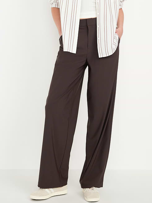 High High-Waisted SleekTech Trouser Pants on clearance at Old Navy — 40% off