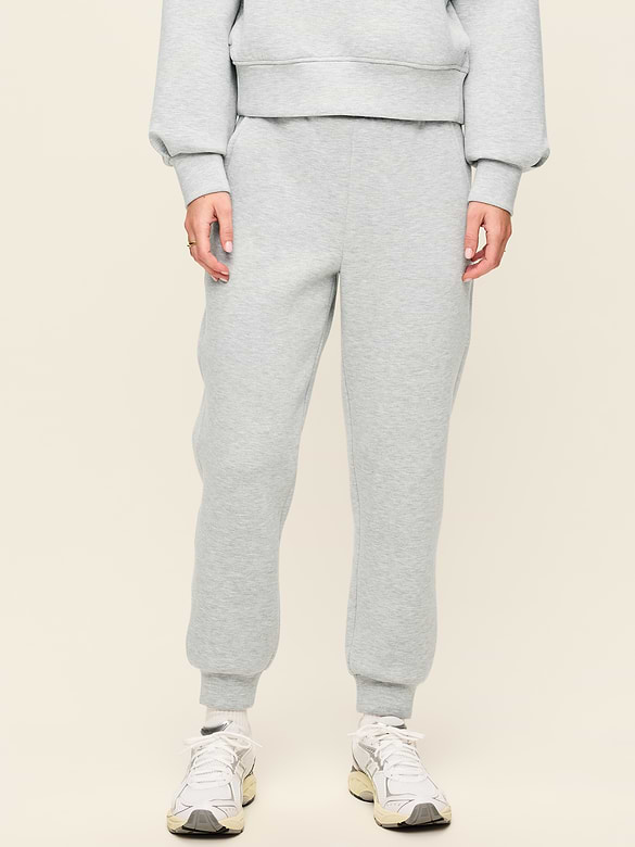 High-Waisted Bounce Fleece Jogger Sweatpants