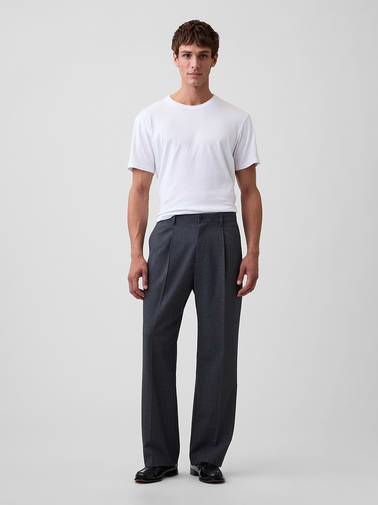 Image number 1 showing, Relaxed Pleated Trousers