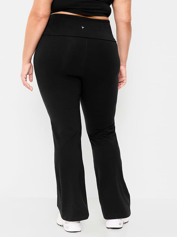 Legging semi-évasé à taille haute rabattable PowerChill
