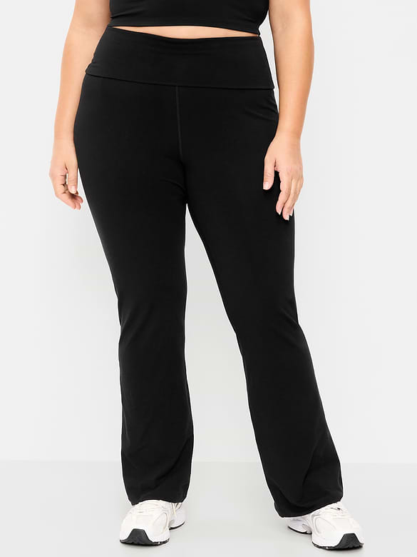Legging semi-évasé à taille haute rabattable PowerChill