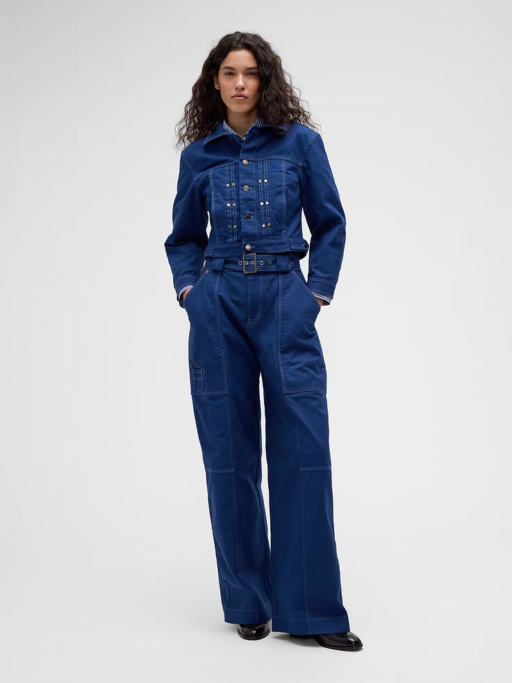Image number 2 showing, GapStudio Crop Canvas Jacket
