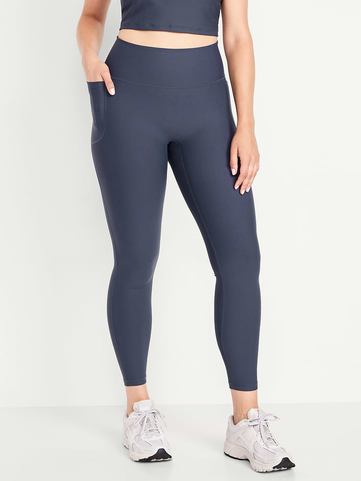 Image number 4 showing, Extra-High Waisted PowerSoft Boundless 7/8 Pocket Leggings – No Front Seam