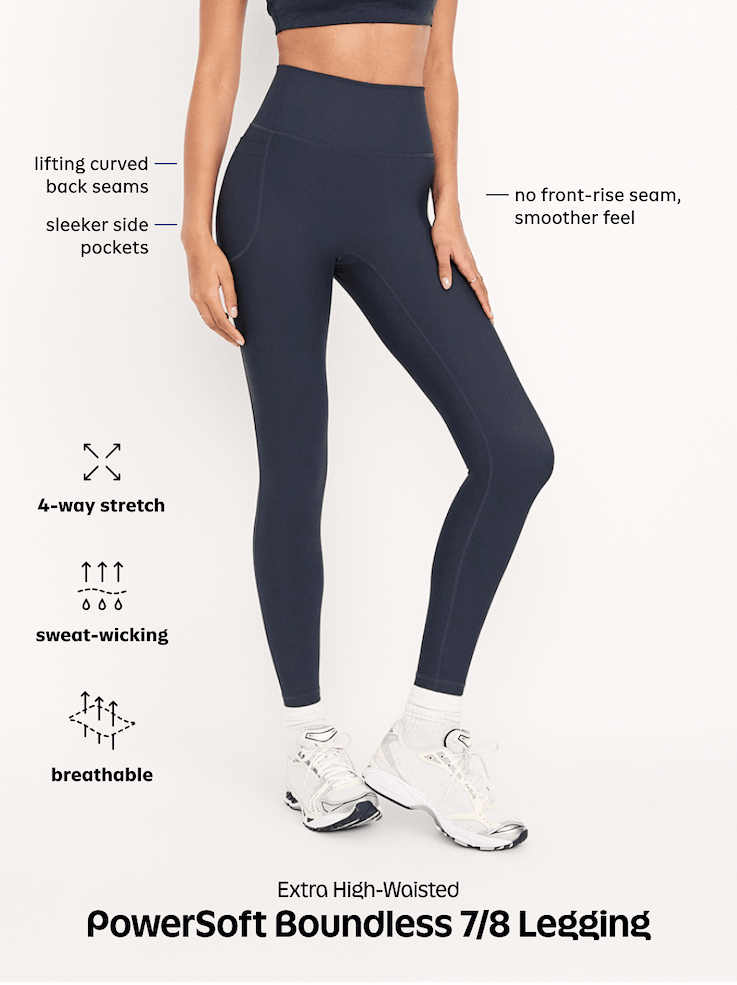 Image number 10 showing, Extra-High Waisted PowerSoft Boundless 7/8 Pocket Leggings – No Front Seam
