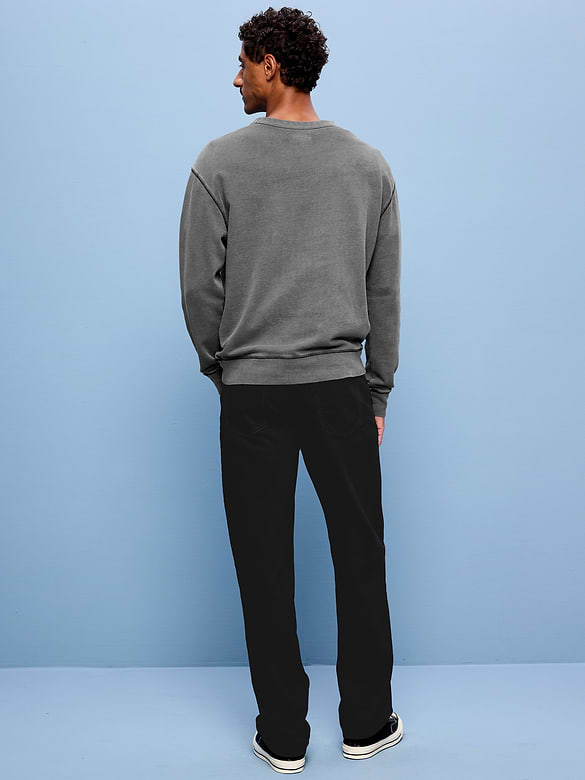 Structured Loose Non-Stretch Jeans