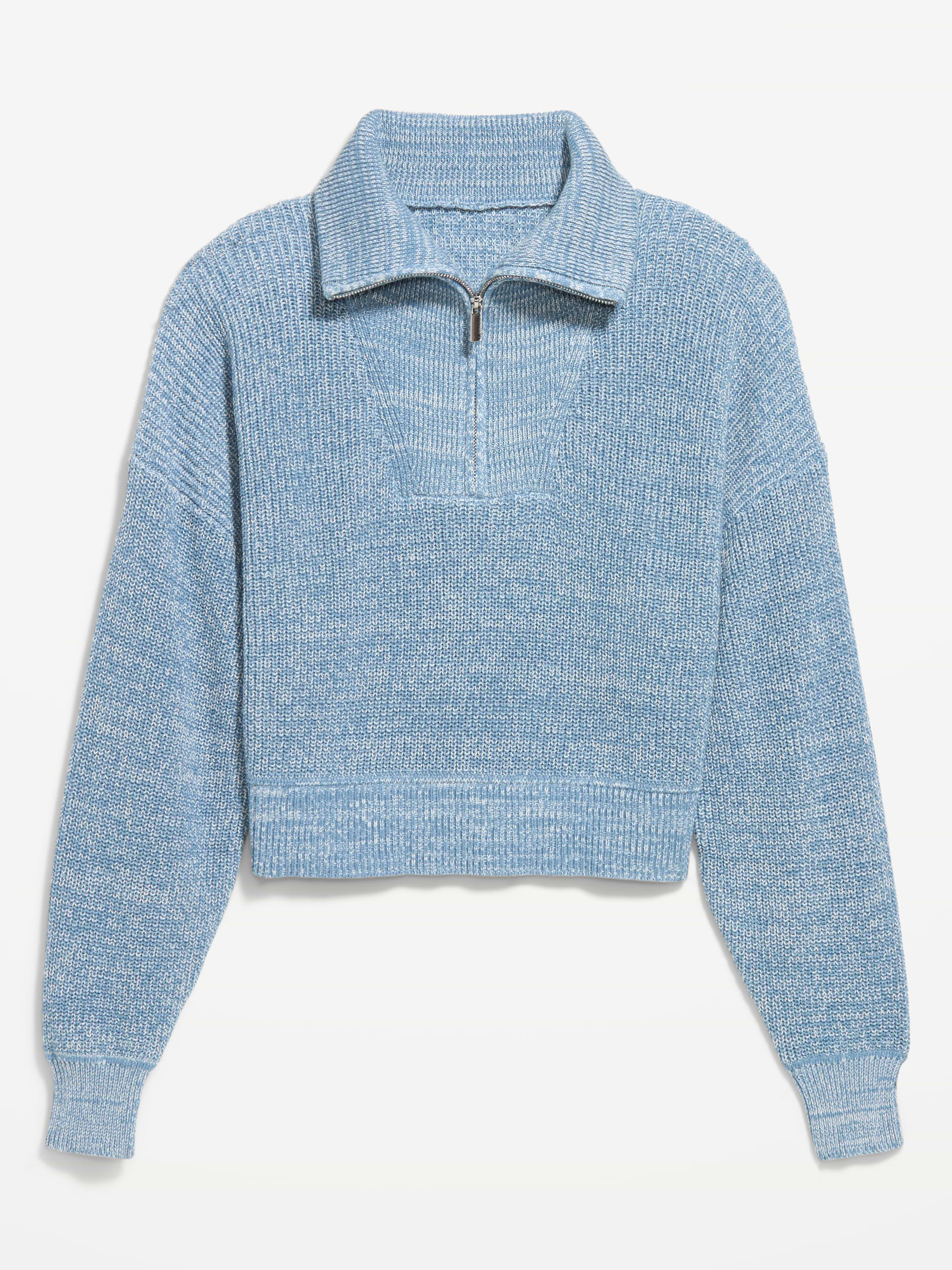 Seaside Cotton Shaker Oversized Half-Zip Sweater | Old Navy