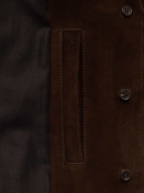 Veste en suède emblématique à franges