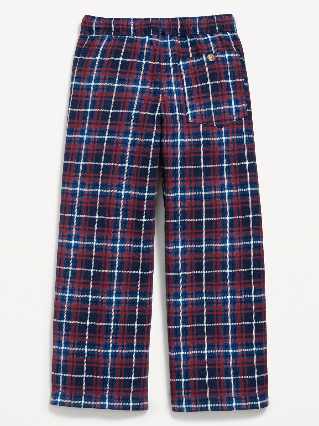 Pull-On Baggy Plaid Flannel Pants for Boys | Old Navy