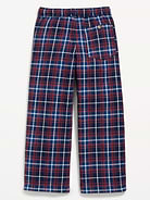Image number 2 showing, Pull-On Baggy Plaid Flannel Pants for Boys