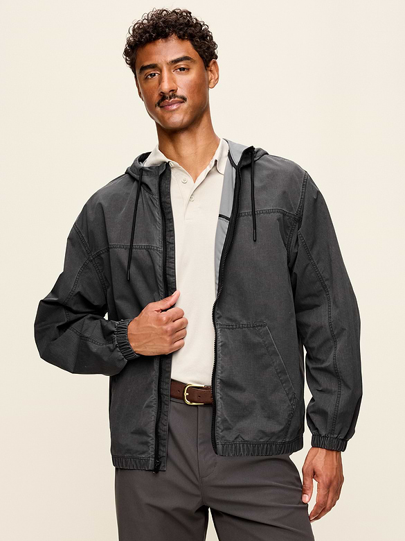 Oversized Washed Utility Jacket