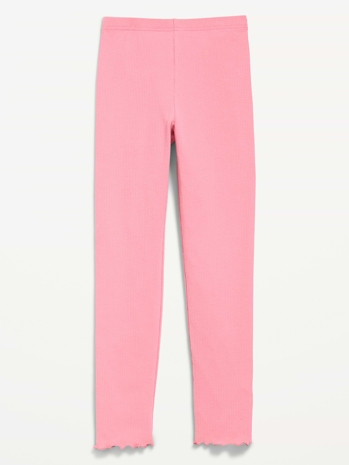 Image number 1 showing, Ribbed Lettuce-Edge Leggings for Girls