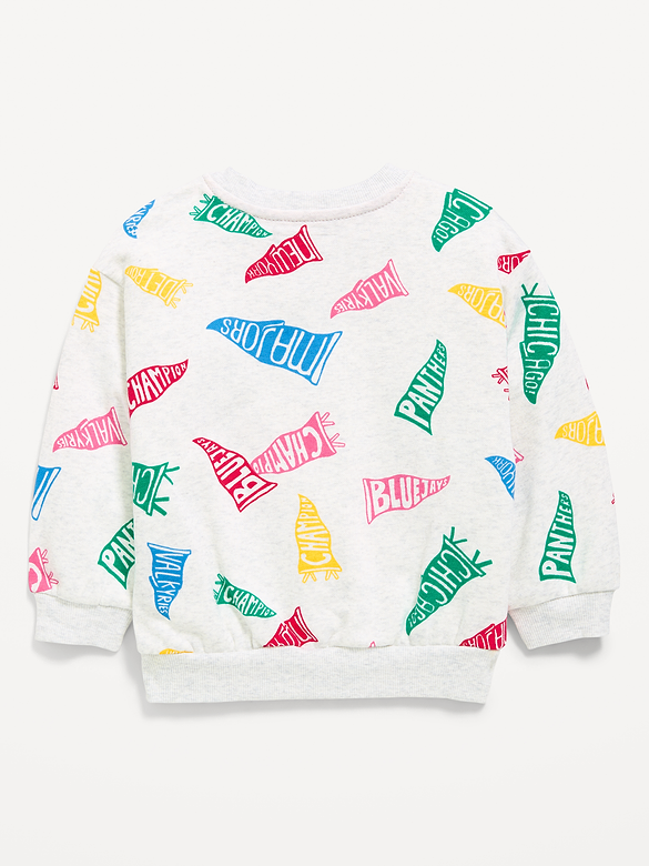 Long-Sleeve Logo Graphic Sweatshirt for Toddler Girls