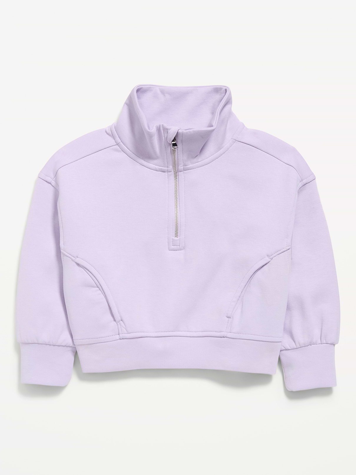 Image number 1 showing, Dynamic Fleece Quarter-Zip Pullover Sweatshirt for Toddler Girls