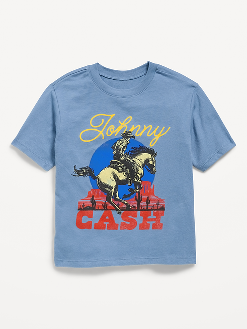 Johnny Johnny Cash™ Oversized Unisex Graphic T-Shirt for Toddler on clearance at Old Navy — 29% off