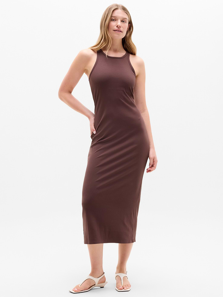 Image number 1 showing, Signature Rib Maxi Dress