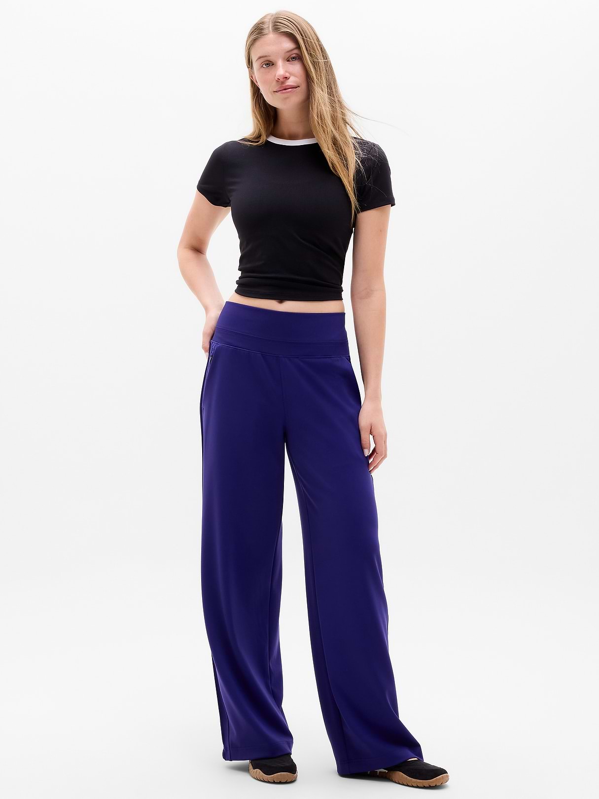 Venice Pintuck High Rise Wide Leg Pant | Athleta