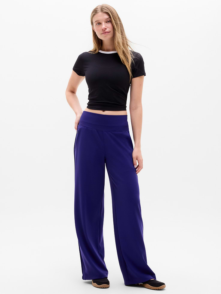 Image number 1 showing, Venice Pintuck High Rise Wide Leg Pant