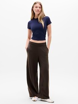 Coaster Luxe Straight Leg Pant — Truffle by Athleta